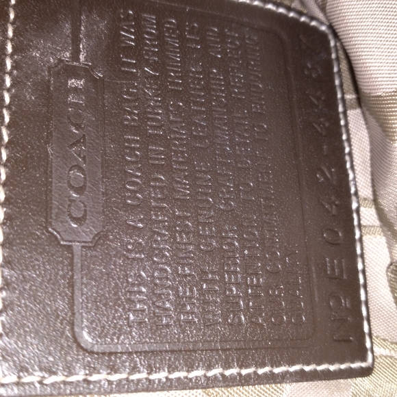 Coach Red Fabric and Leather Bucket Handbag - Picture 5 of 8